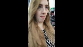 Risky Adventure Into Walmart, Public Flashing And Masturbating!