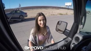 Povd - Hot Hitchhiker Ashley Adams Knows How To Fuck