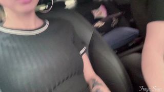 Cute Teen Sucking In Car, Oral Creampie, Swallow Cum - Freya Stein