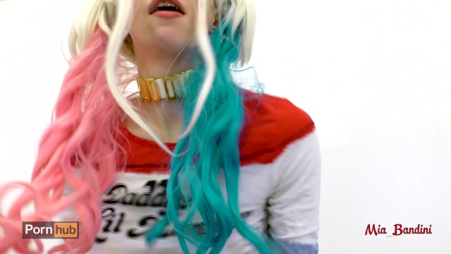 Harley quinn cosplay busty teenage korean girl