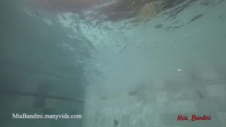 Underwater Ass To Mouth Sex In The Pool And Anal Creampie. Mia Bandini.