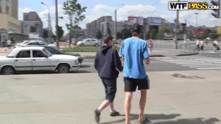 Three Russian Teens Fuck Outside