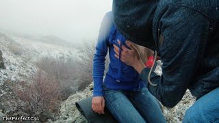 Lost Hikers Have Rough Anal Sex To Stay Warm In Snow - 2 Orgasms 1 Cumshot