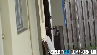 Propertysex - Hot Chick Busted Squatting Empty Apartment Fucks Landlord