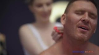 Massage Rooms Scottish Stunner Georgie Lyall Hot Oily Fuck With Uk Stud
