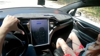 Tinder Date Cums In Me In A Tesla On Autopilot