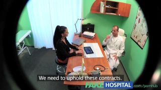 Fakehospital Sexy Sales Lady Makes Doctor Cum Twice As They Strike A Deal