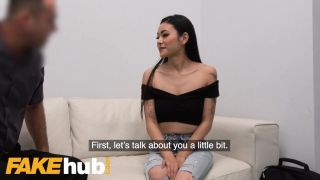 Fake Agent Asian Babe Rae Lil Black Fucked On The Casting Couch