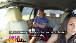 Femalefaketaxi Businessman Strikes Sexual Deal With Horny Driver