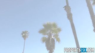 Propertysex - Hot Busty Italian Couch Surfer Fucks American Host