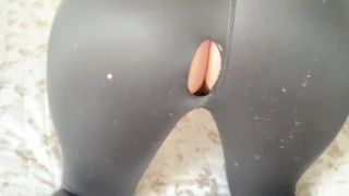 Step Mother Gets Ripped Yoga Pants