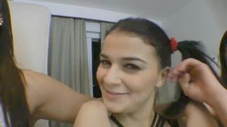 Brazilian Group Of Sapphic Paramour Hotties Deep Kissing