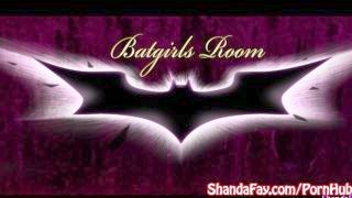 Batgirl Shada Fay Gets Asshole Shag Internal Cum Shot In Batcave !